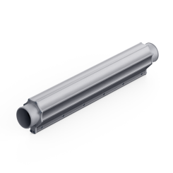 AK Alum 3" Inlet x 84" with Du