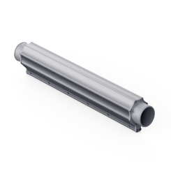 AK Alum 3" Inlet x 72" with Du