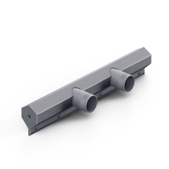 AK SS 4" Inlet x 36" Dual Side