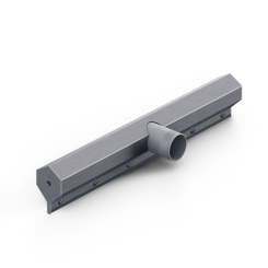 AK SS 4" Inlet x 6" with Side