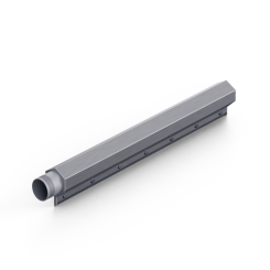 AK Alum 3'' Inlet x 24'' - SI