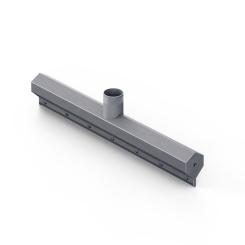 AK SS 4" Inlet x 42" with Top