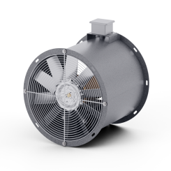 Tube Axial Fan, 20", 3 HP Moto